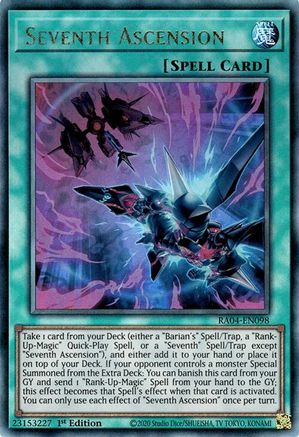 Septième Ascension (Ultimate Rare) (RA04-EN098) - Quarter Century Stampede 1ère édition