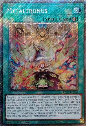 Metaltronus (Secret Rare Platine) (RA04-EN100) - Ruée du Quart de Siècle 1ère Édition