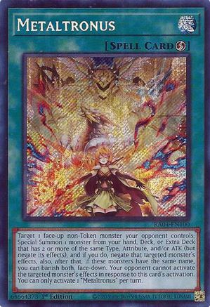 Metaltronus (Secret Rare) (RA04-EN100) - Quarter Century Stampede 1re édition