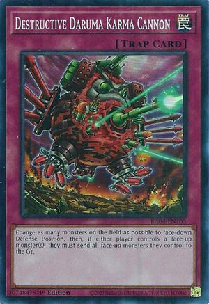 Canon Karma Daruma Destructeur (RA04-FR103) - Quarter Century Stampede 1re Édition