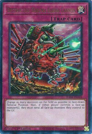 Canon Karma Daruma Destructeur (UR) (RA04-EN103) - Piétinement du Quart de Siècle 1ère Édition