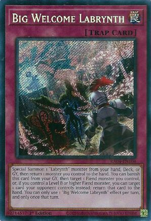 Bienvenue Labyrinthe (Secret Rare) (RA04-EN104) - Quarter Century Stampede 1ère Édition