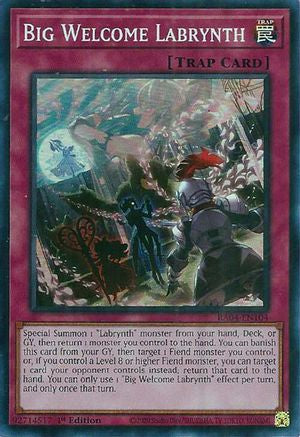 Big Welcome Labrynth (RA04-FR104) - Quarter Century Stampede 1st Edition