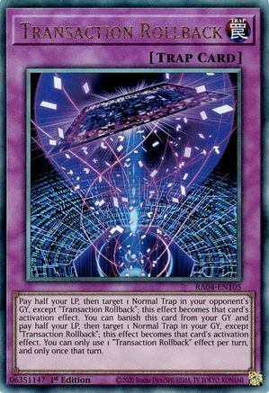 Annulation de Transaction (Ultimate Rare) (RA04-EN105) - Quarter Century Stampede 1re Édition