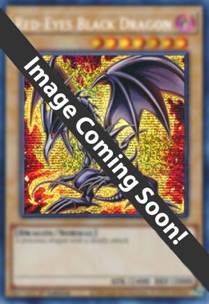 Dragon Noir aux Yeux Rouges (7ème Art) (Secrète Quarter Century) (RA04-EN109) - Quarter Century Stampede 1ère Édition