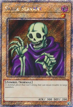 Serviteur du Crâne (Secret Rare Platine) (RA04-FR110) - Quarter Century Stampede 1ère Édition