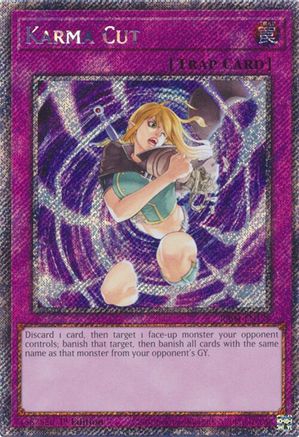Coupe de Karma (Secret Rare Platine) (RA04-EN128) - La Stampede du Quart de Siècle 1ère Édition
