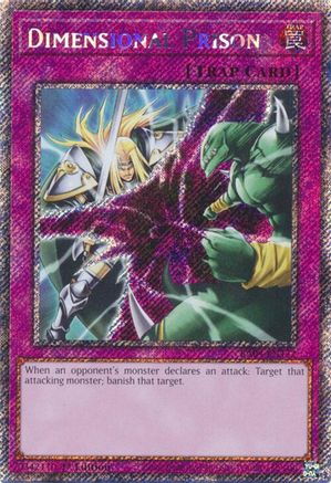 Prison Dimensionnelle (Secret Rare Platine) (RA04-EN132) - Quarter Century Stampede 1ère Édition