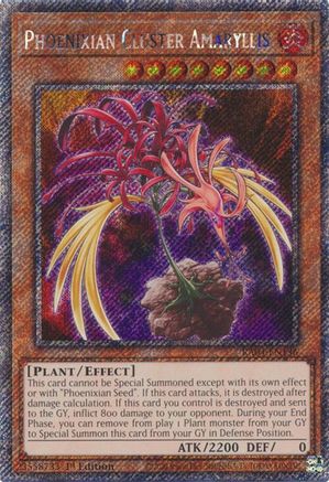 Amaryllis Grappe Phénicienne (Secrète Rare Platine) (RA04-FR136) - Galop du Quart de Siècle 1ère Édition