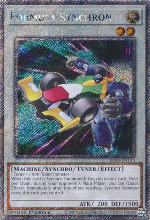 Synchronie Formule (Secrète Rare Platine) (RA04-FR143) - Ruée du Quart de Siècle 1ère Édition