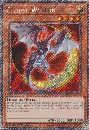 Dragon Éclipse (Secrète Rare Platine) (RA04-FR177) - Quarter Century Stampede 1ère Édition