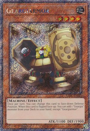 Geargiarmor (Secret Rare Platine) (RA04-FR187) - Stampede du Quart de Siècle 1re Édition