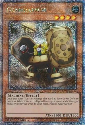 Geargiarmor (Secret Rare du quart de siècle) (RA04-EN187) - Stampede du quart de siècle 1ère édition