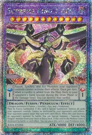 Dragon Suprême Z-ARC (Secret Rare Quart de Siècle) (RA04-EN284) - Quart de Siècle Stampede 1re Édition