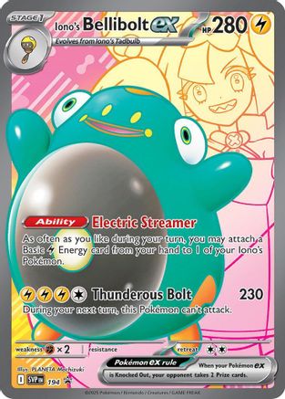 Iono's Bellibolt ex - 194  - Promo - Holofoil