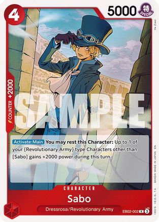 Sabo (EB02-002) - Extra Booster: Anime 25th Collection - Rare