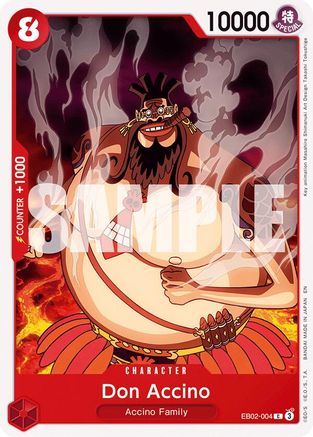 Don Accino (EB02-004) - Extra Booster: Collection Anime 25e Anniversaire - Commune
