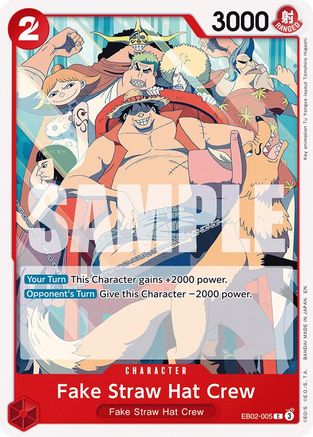 Faux équipage du Chapeau de paille (EB02-005) - Extra Booster: Anime 25th Collection - Commune