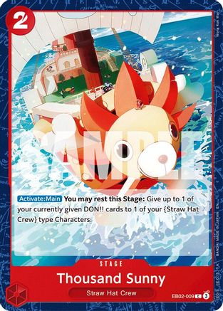 Thousand Sunny (EB02-009) - Extra Booster: Anime 25th Collection - Commune