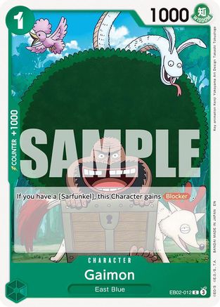 Gaimon (EB02-012) - Extra Booster: Collection Anime 25e Anniversaire - Commune