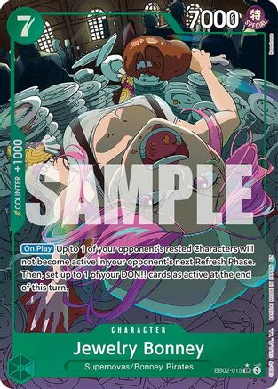 Jewelry Bonney (Alternate Art) (EB02-015) - Extra Booster: Anime 25th Collection -  Super Rare