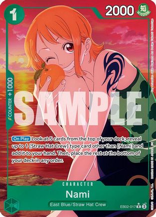 Nami (Alternate Art) (EB02-017) - Extra Booster: Anime 25th Collection -  Rare