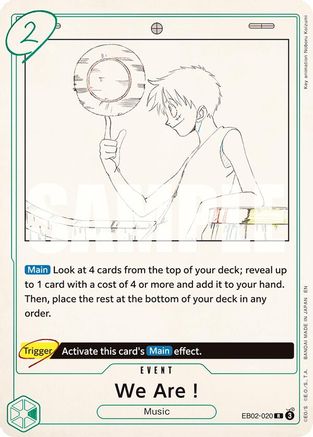 We Are! (EB02-020) - Extra Booster: Anime 25e Collection - Rare