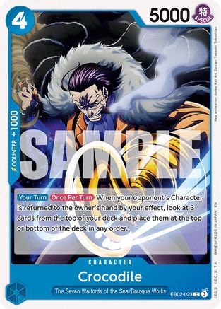Crocodile (EB02-023) - Extra Booster : Collection 25e Anniversaire de l'Anime - Commune