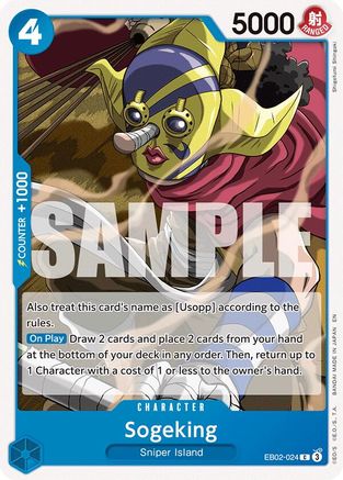 Sogeking (EB02-024) - Extra Booster: Anime 25th Collection - Commune