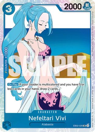 Nefeltari Vivi (EB02-026) - Extra Booster: Anime 25th Collection -  Super Rare