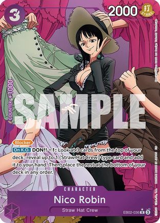 Nico Robin (Alternate Art) (EB02-036) - Extra Booster: Anime 25th Collection -  Rare