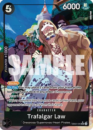 Trafalgar Law (Art alternatif) (EB02-045) - Extra Booster: Anime 25th Collection - Super Rare