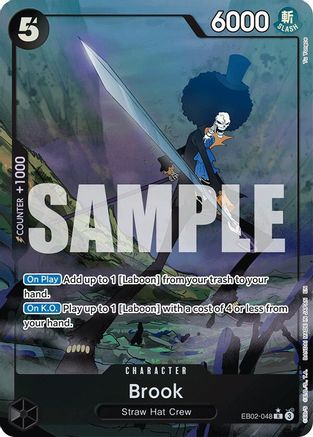 Brook (Art alternatif) (EB02-048) - Extra Booster: Anime 25th Collection - Rare