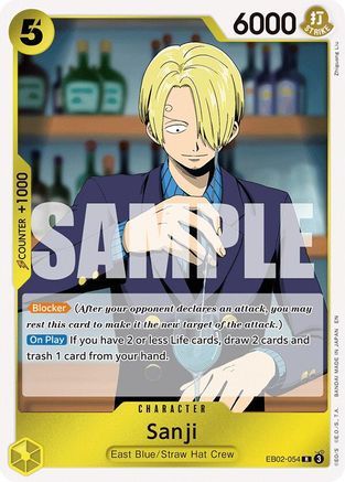 Sanji (EB02-054) - Extra Booster: Anime 25th Collection -  Rare