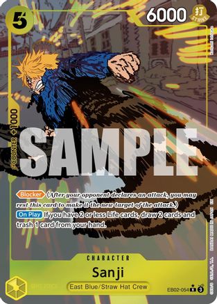 Sanji (Alternate Art) (EB02-054) - Extra Booster: Anime 25th Collection -  Rare