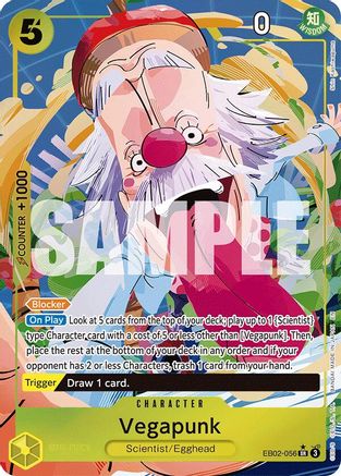 Vegapunk (Alternate Art) (EB02-056) - Extra Booster: Anime 25th Collection -  Super Rare