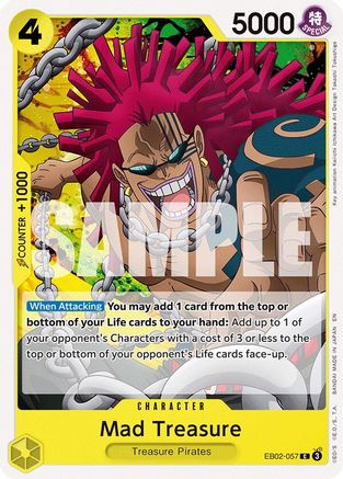 Mad Treasure (EB02-057) - Extra Booster: Anime 25th Collection -  Common