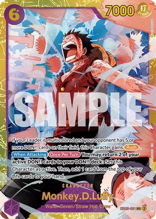 Monkey.D.Luffy (061) (EB02-061) - Extra Booster: Anime 25th Collection -  Secret Rare