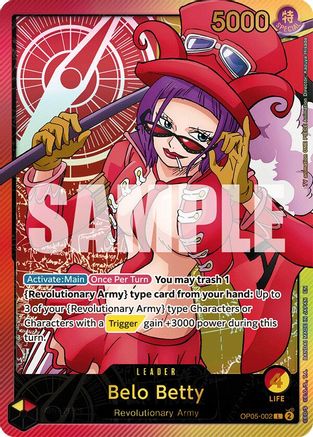 Belo Betty (SPR) (OP05-002) - Extra Booster: Anime 25th Collection -  Leader