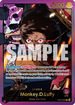 Monkey.D.Luffy (SPR) (OP05-060) - Extra Booster: Anime 25th Collection -  Leader