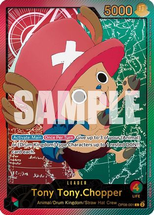 Tony Tony.Chopper (SPR) (OP08-001) - Extra Booster: Anime 25th Collection -  Leader