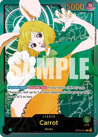 Carotte (SPR) (OP08-021) - Extra Booster: Anime 25e Collection - Leader