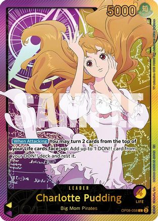 Charlotte Pudding (SPR) (OP08-058) - Extra Booster: Anime 25th Collection - Chef de file