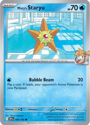 Misty's Staryu - 046 - Common - Reverse Holofoil