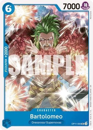Bartolomeo (OP11-055) - A Fist of Divine Speed -  Uncommon