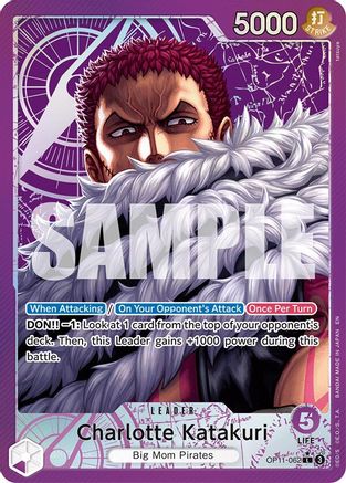 Charlotte Katakuri (062) (Alternate Art) (OP11-062) - A Fist of Divine Speed -  Leader