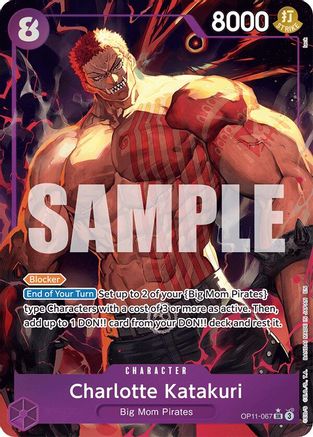Charlotte Katakuri (067) (Alternate Art) (OP11-067) - A Fist of Divine Speed -  Super Rare