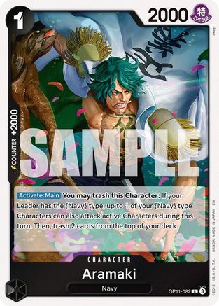 Aramaki (OP11-082) - A Fist of Divine Speed -  Rare
