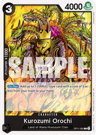 Kurozumi Orochi (OP11-085) - A Fist of Divine Speed -  Common