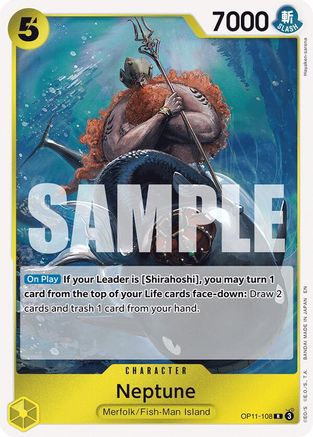 Neptune (OP11-108) - A Fist of Divine Speed -  Rare